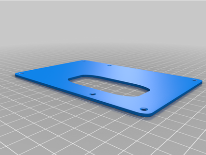 jackson dinky tremol-no back plate foldingfred 3d print model - Mito3D