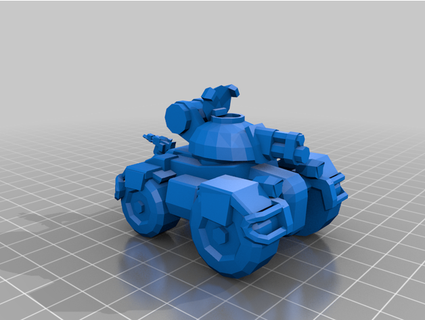 tundran light tank - battalion wars brettp4226 3d print model - Mito3D