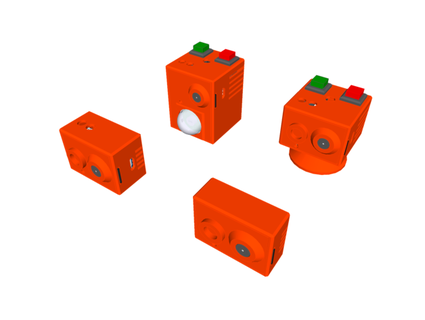 esp32-cam case type b - 4 types zalophus 3d print model - Mito3D