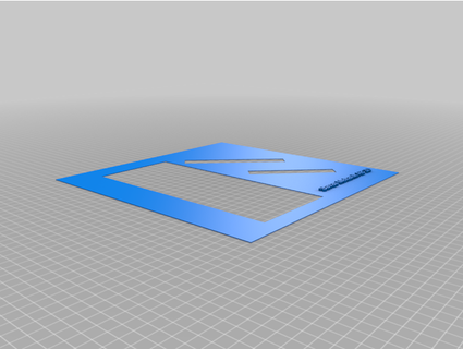 bed level test 3d printer dexdykare 3d print model - Mito3D