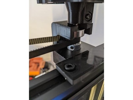 clamp fixating dual z-axis rod creappie 3d print model - Mito3D