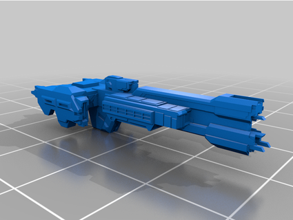 aureola flota batallas unsc ámbar revestido bac0nbitz 3d print model - Mito3D