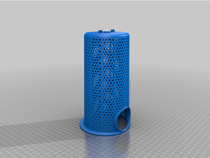 swimming pool pump filter - supports rodriflo32 3d print model - Mito3D