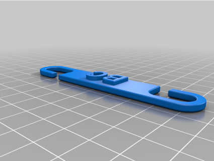 cable tags beeeceee 3d print model - Mito3D