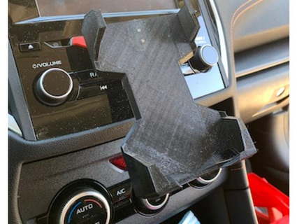 smartphone car mount cd attachment tubby 3d print model - Mito3D