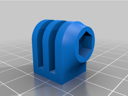 gopro female connector tjuchauw 3d print model - Mito3D