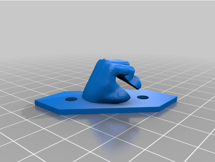 usb cable holder fist geeetech a10 extruded frame jpdenzer 3d print model - Mito3D