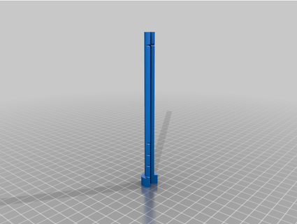 ender 5 e-step measuring stick venged 3d print model - Mito3D