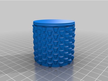 Trockenmittel Container Vase Modus 51mm Spule Loch Schadamus 3d print model - Mito3D