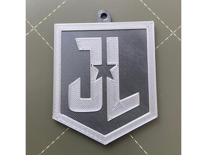 justice league keychain nerdyviews 3d print model - Mito3D