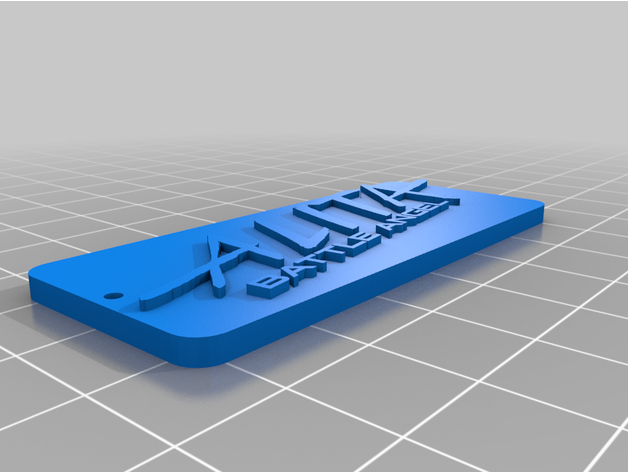 alita battle angel keychain chriscringle 3D print model - Mito3D