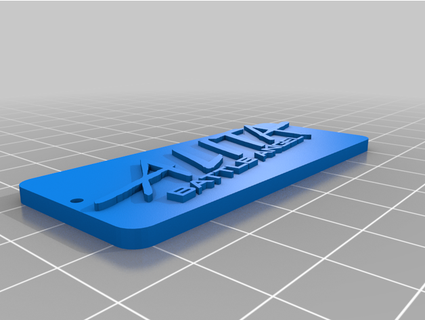 alita battle angel keychain chriscringle 3d print model - Mito3D