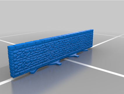 parete medio altezza modifica robbdamangames 3d print model - Mito3D