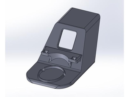 miata fuel latch cover cup holder marcus 3d print model - Mito3D