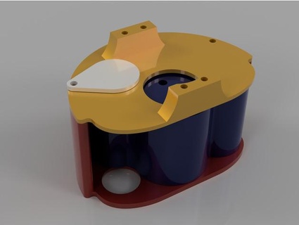 servo alimentado pequeno animal alimentador props3dpro 3d print model - Mito3D