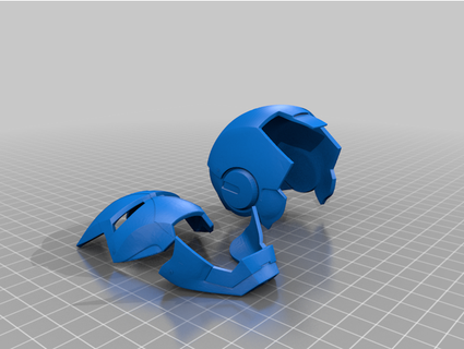ferro piscina morta capacete hunteofficia1 3d print model - Mito3D