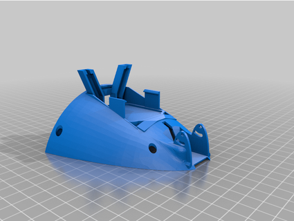 dji fpv canopy talon pro knifey 3d print model - Mito3D