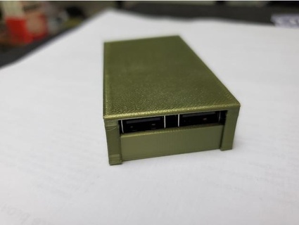 USB Ladegerät Fall Mantel drok Bock Konverter Christoph Cruz 3d print model - Mito3D