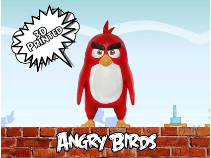 red angry birds dream model 3d print model - Mito3D