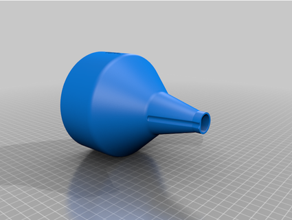 funnel filtering resin alcohol psdesign 3d print model - Mito3D
