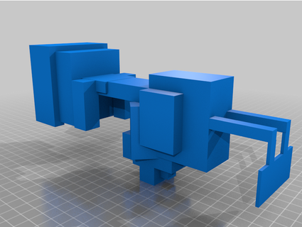 minecraft chicken jaquaviusmartavius 3d print model - Mito3D
