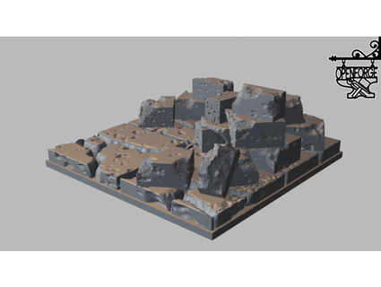 cut stone ruiniert Böden Devonjones 3d print model - Mito3D
