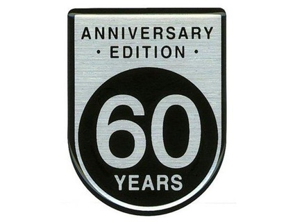 todoterreno 60 años aniversario edición placa motociclista 3d print model - Mito3D