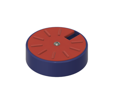 lr44 button cell holder klave 3d print model - Mito3D