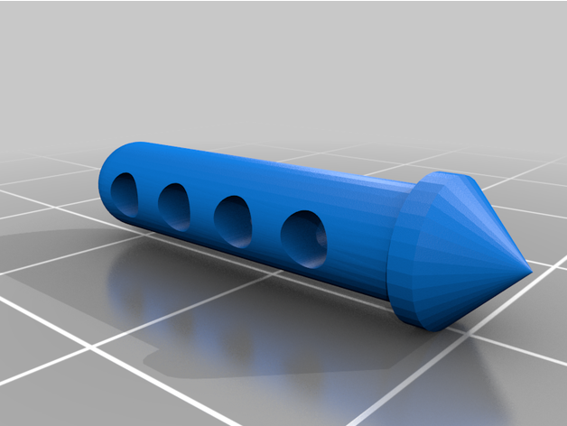 4 hole post amubu 3D print model - Mito3D