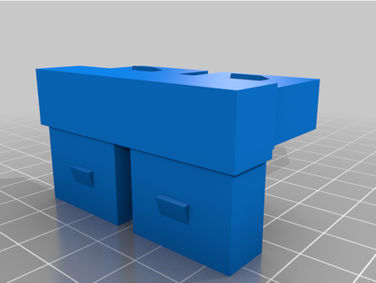 camper drawer corner piece covek 3d print model - Mito3D