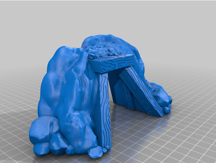 Entrada alienbard 3d print model - Mito3D