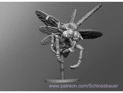 mutiert Fliege Schloßbauer 3d print model - Mito3D