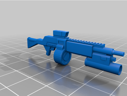 Lancer rpg silah Toplamak 1 şaşkın dalga geçmek 3d print model - Mito3D