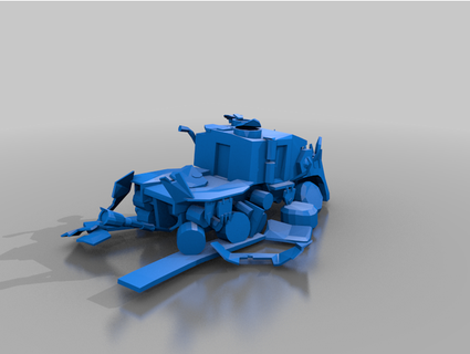wrecked bw - terrain lp jimjimjimmyjim 3d print model - Mito3D