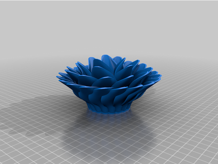 flower v1 pg123 3d print model - Mito3D