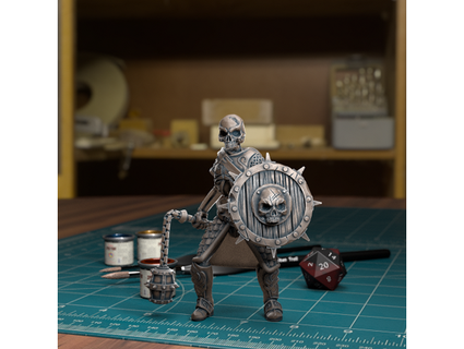 iskelet şövalye Tytantroll minyatürler 3d print model - Mito3D