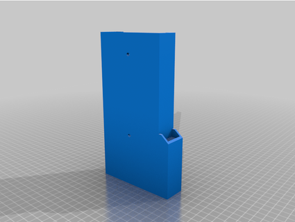 bosch blu 12v wandhalter stichs ge Wall Mount seghetto alternativo hennevo 3d print model - Mito3D