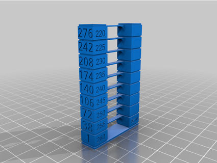 temperatura torres capa altura pla abs petg historyhunters2 3d print model - Mito3D