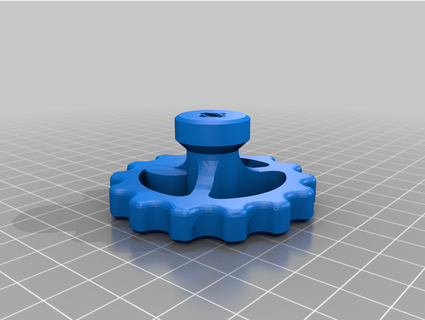 z-axis knob fingertip lead screw stabilizer artefactum3d 3d print model - Mito3D