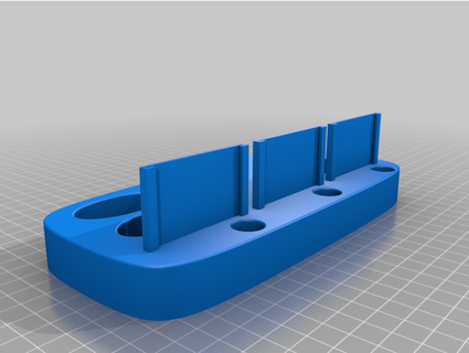 aquarium api test kit organizer squirrelzar 3d print model - Mito3D