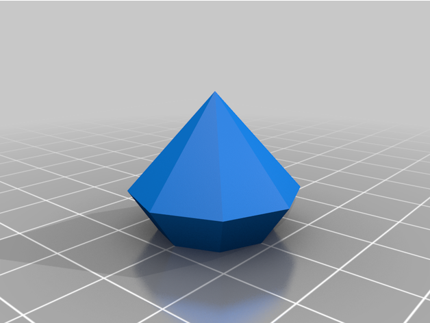 Diamant Ohrringe Bandwurmzine 3D print model - Mito3D