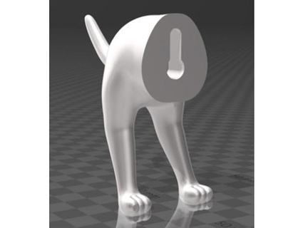 hanger - dog butt leash hook holder loadmaster1 3d print model - Mito3D