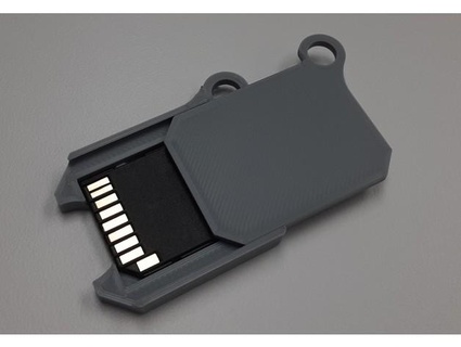 scorrevole serratura sd carta portachiavi benjaminraleigh 3d print model - Mito3D