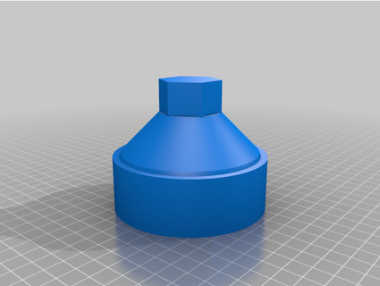 golf mk4 pétrole filtre casquette prise hexagone jfr3dprint 3d print model - Mito3D