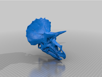 fone ouvido parede ficar pé triceratop nehuen242 3d print model - Mito3D