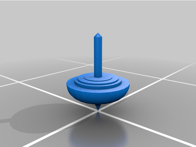 spinning top beyondawesome 3D print model - Mito3D