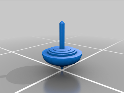 spinning top beyondawesome 3d print model - Mito3D