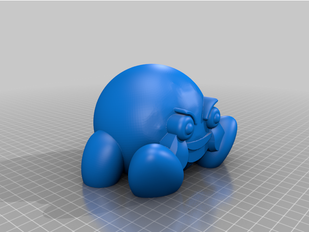 laughing crying emoji kirby sziv 3D print model - Mito3D