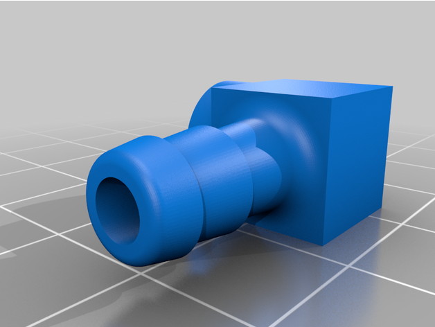 Briggs Stratton carbohidratos combustible manguera adaptador tuerca rueda 3D print model - Mito3D