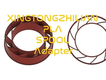 spool hole large small adapter xingtongzhilian pla mtaylor3d 3d print model - Mito3D